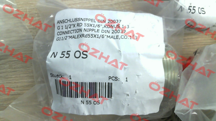 G 1 1/2" a - Rd 55x1/6" a Ludecke
