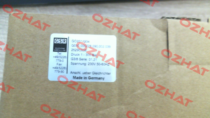 G050.000228.090.002.039, Type: 2529C038 GSR