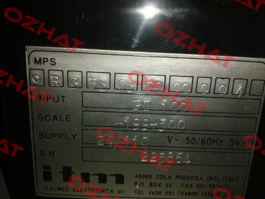  MPS9-R3-P3-03-00-00-00  ITM Italmec Elettronica