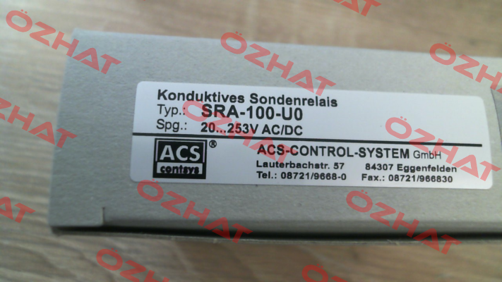 SRA-100-U0 Acs Control-System