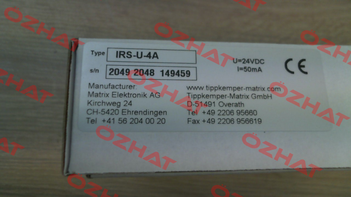 IRS-U-4A / A16010204 Tippkemper