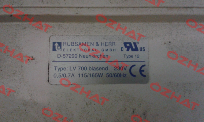 LV 700 230V АС Rübsamen & Herr