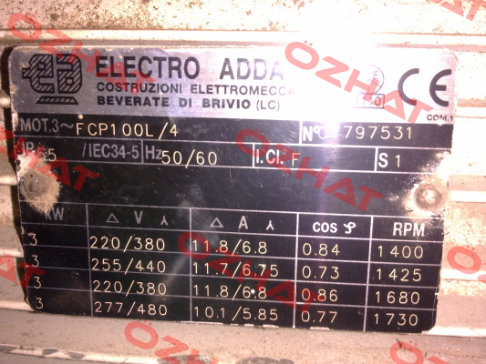 F CP100L/4 Electro Adda