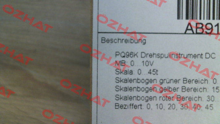 PQ96K / 81CA14061366-00840 Weigel