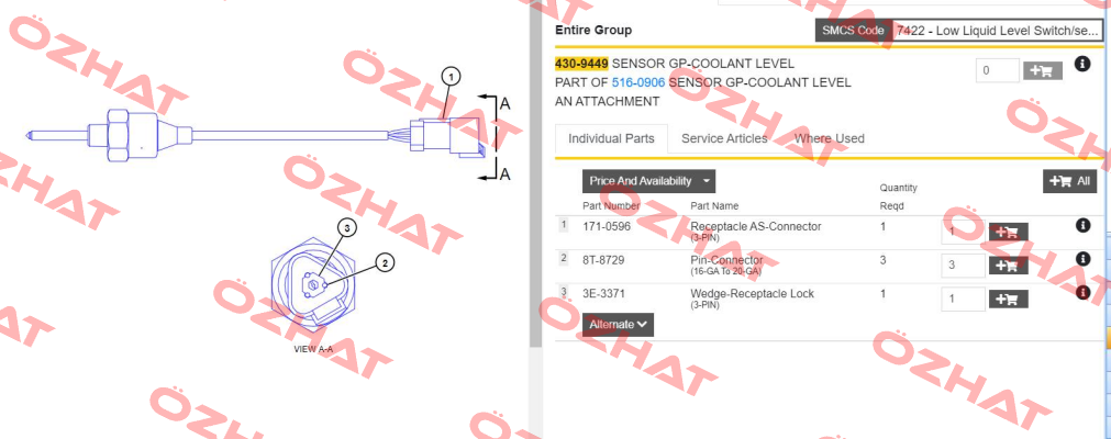00-4309449 Caterpillar