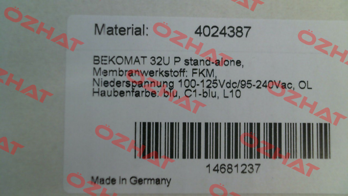 BEKOMAT 32U P Beko