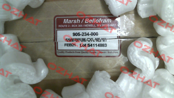 905-234-000 Ref: SS-6-F-BP-UM-NS Bellofram
