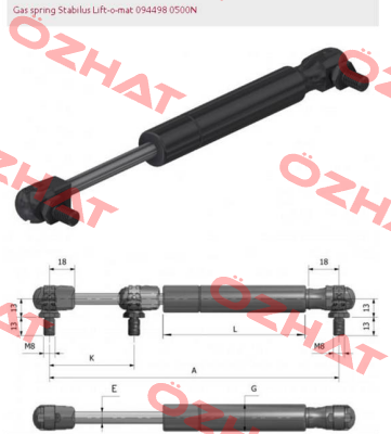 094498 / 500N  Stabilus