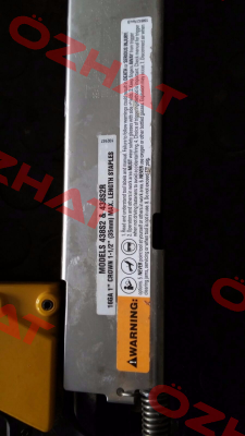 Stapling tongue for 438S2 & 438S2R   Bostitch