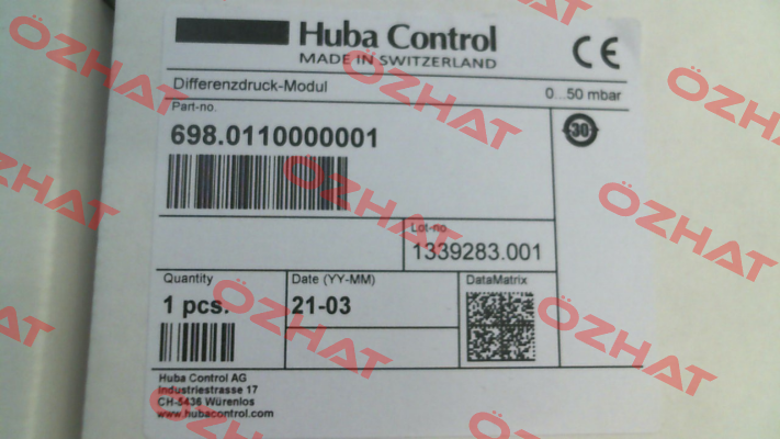 698.0110000001 Huba Control