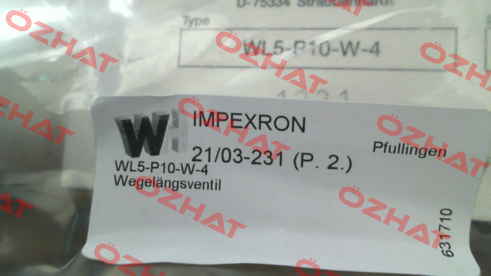 WL5-P10-W-4 Weidemann
