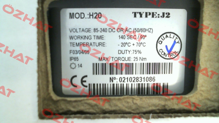 SAS3000109-SONDER, J2 Model: H20 J+J Automation