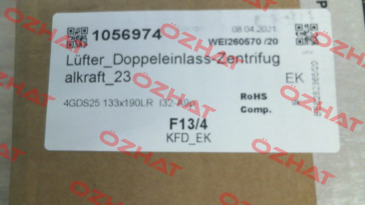 4GDS25 133x190LR I32-A9p /1056974 Ecofit