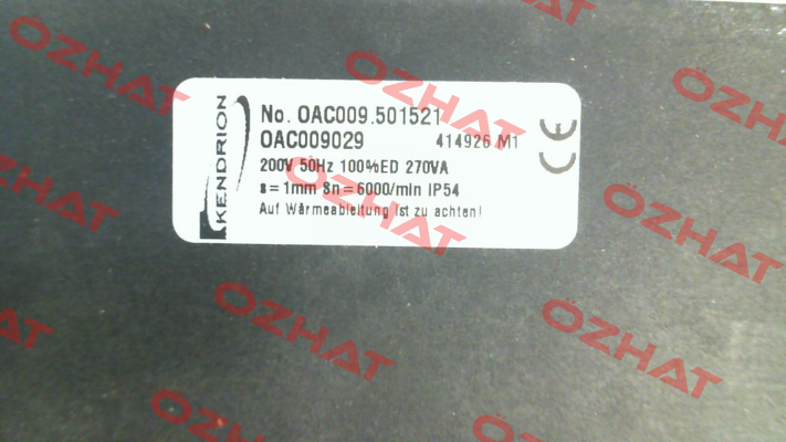 OAC009.501521 HAHN-MAGNET (Kendrion)