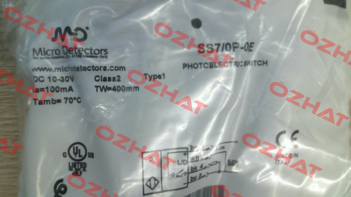 SS7/0P-0E Micro Detectors / Diell (now Datasensing)
