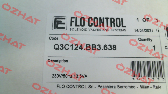 Q3C124.BB3.638 Flo Control