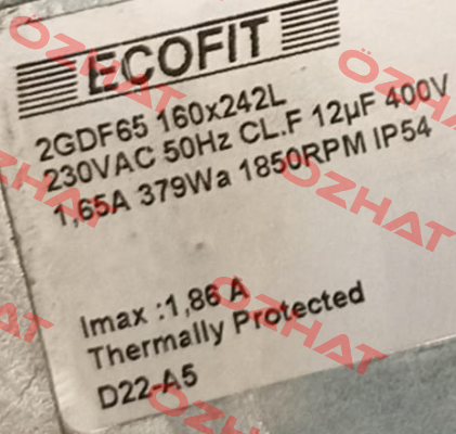 2GDF65 160x242L D22-A5 Ecofit