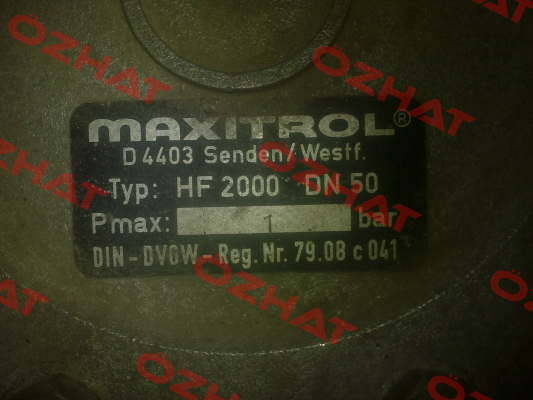 HF2000F-50E  Maxitrol
