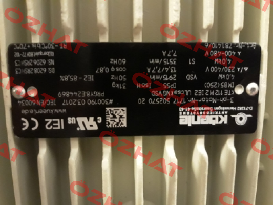 1717 502570 20; KTE112M2IE2 (OEM) Küenle