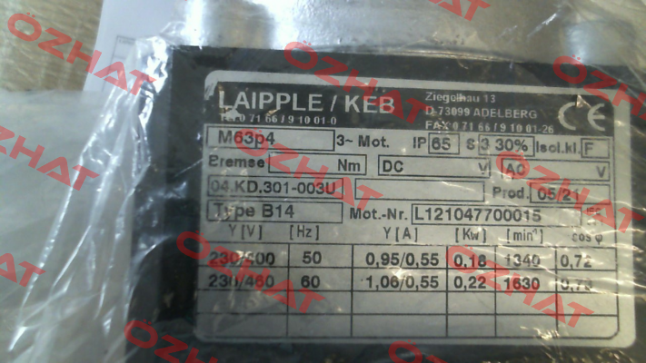 Q63L/4A (M63p4) LAIPPLE KEB