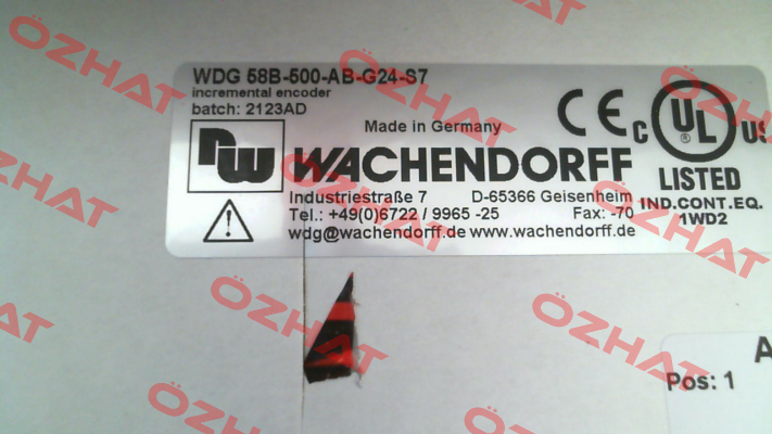 WDG 58B-500-AB-G24-S7 Wachendorff