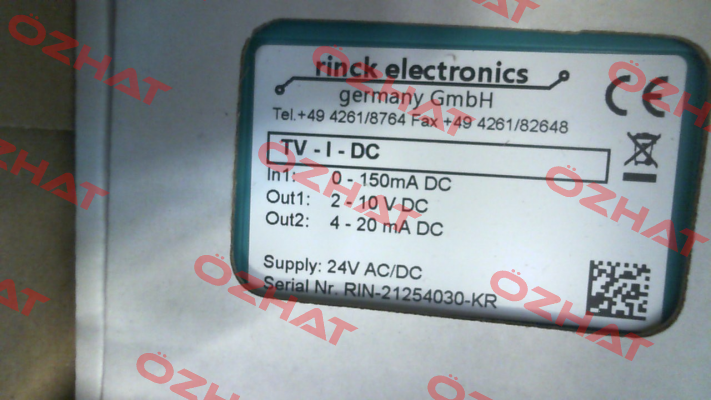 TV-I-DC 150Ma Rinck Electronic