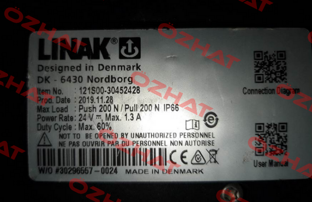 121S00-30452428 Linak
