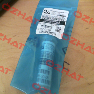 100-PRG259RH-S QA Tech