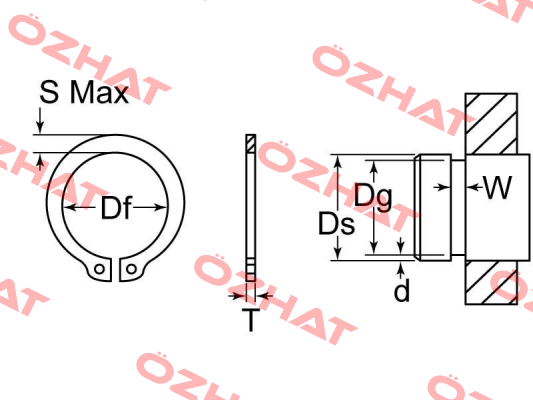 DSHR-025 Rotor Clip