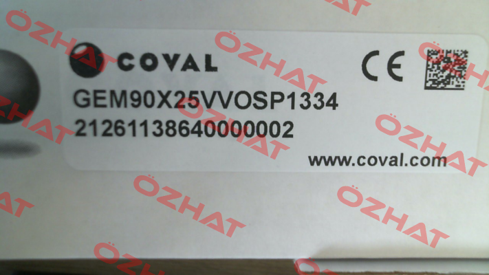 GEM90X25VVOSP1334 Coval