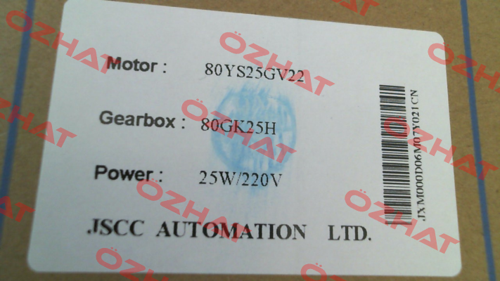 80GK25H JSCC AUTOMATION CO., LTD.