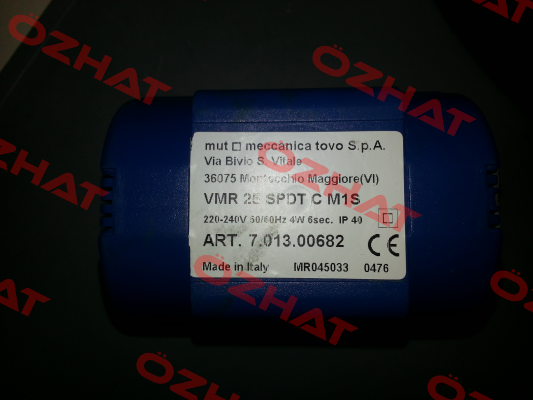 VMR 25 SPDT C M1S, art. 7.013.00682 Mut Meccanica Tovo SpA
