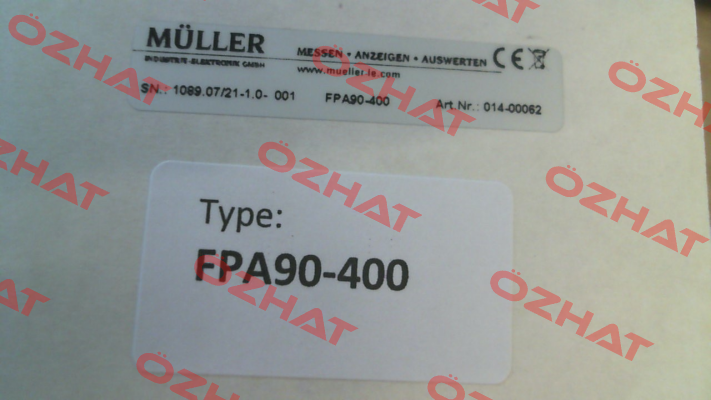P/N: 157287,Type: CET3-AP-CRA-CH-50F-SA-C2312-157287 C-mac (Comadan)