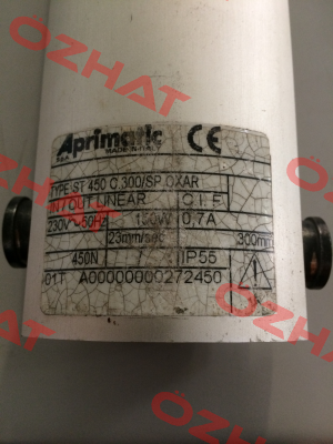 ATT.ST450-N C.300/SP 230V OXAR Aprimatic
