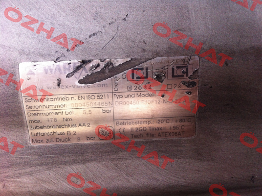 DR00450 F10F12-N-D-22 A  Warex