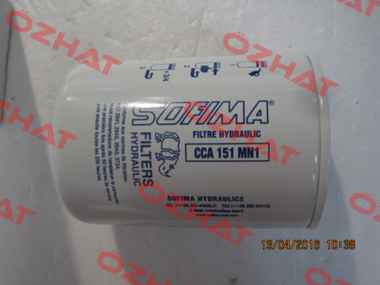 CCA151MN1 Ufi (SOFIMA FILTERS)