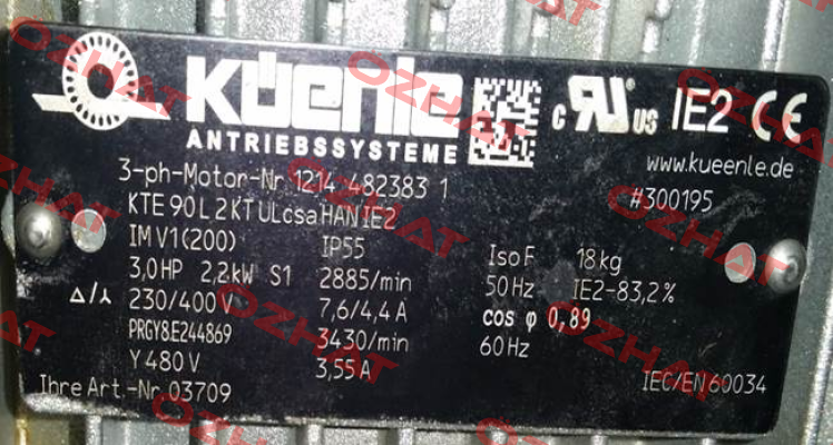 KTE 90 L 2 KT ULCSA HAN IE2     Küenle
