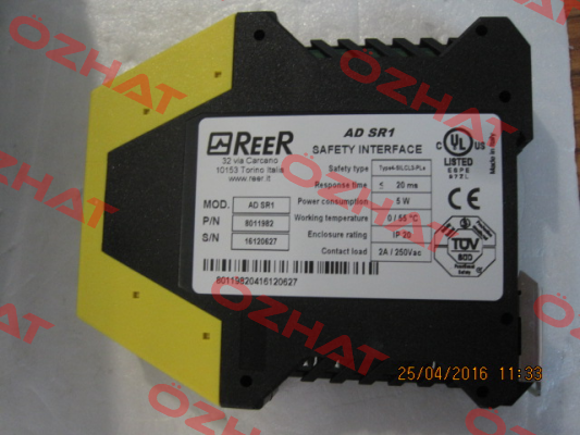 SP-R-13-309-00 / AD SR1 Reer