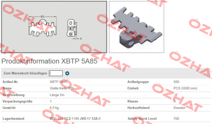 XBTP 5A85 FlexLink