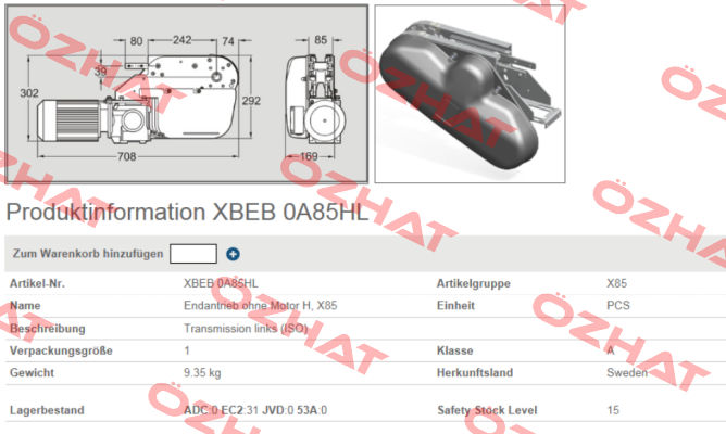 XBEB 0A85HL FlexLink