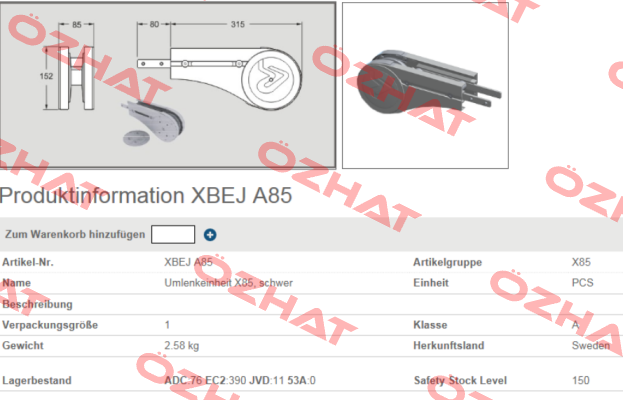 XBEJ A85 FlexLink