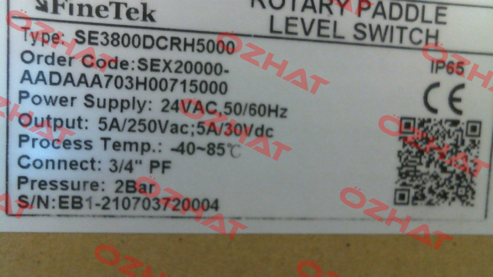 SE3800DCRH5000 Finetek