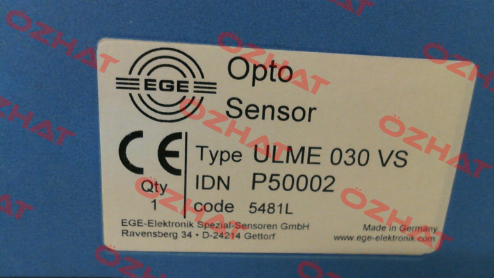 p/n: P50002, Type: ULME 030 VS Ege
