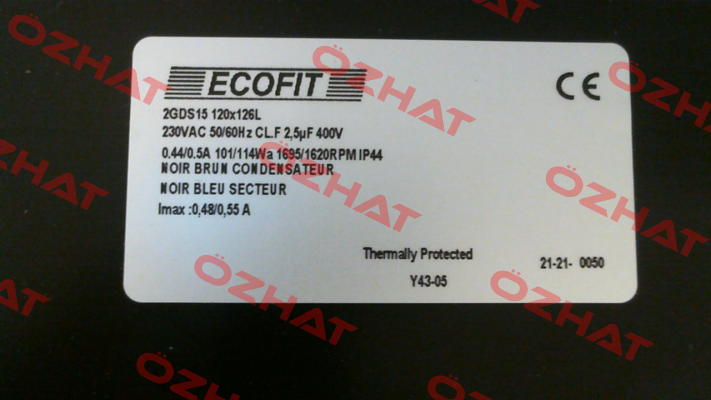 1404684 - 2GDS15 120X126L-Y43-05 Ecofit