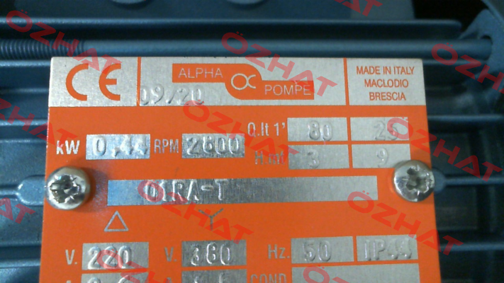 01 RA-T Alpha Pompe