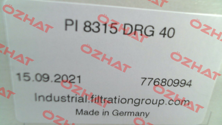 P/N: 77680994 Type: PI 8315 DRG 40 MAHLE