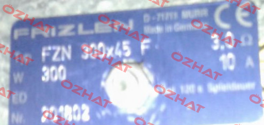 FZN300X45F-3.0  Frizlen