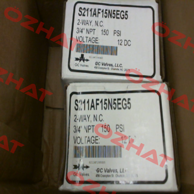 S211AF15N5EG5 GC Valves