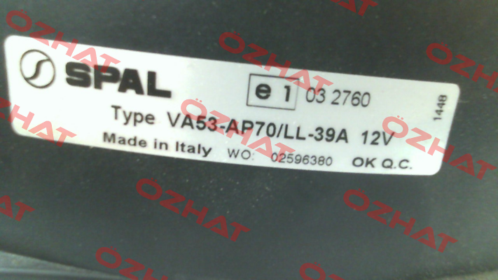 VA53-AP70/LL-39A SPAL