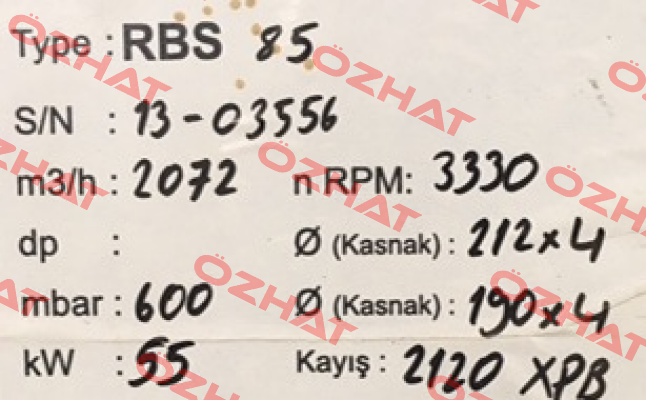 RBS 85-V 10013   Robuschi
